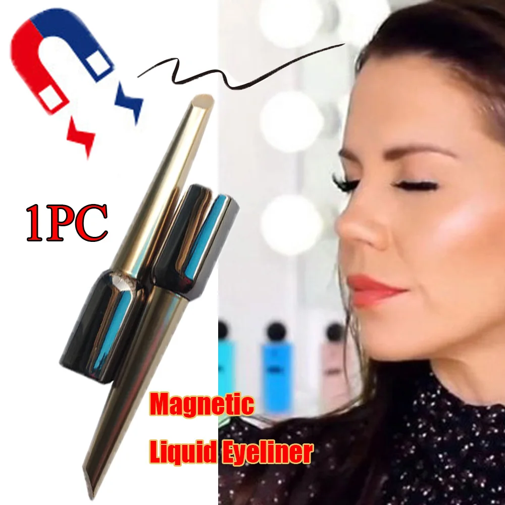 

NEW DESIGN! 1pc Magnetic liquid Eyeliner for Magnetic False Eyelashes Waterproof Easy to Wear without Glue