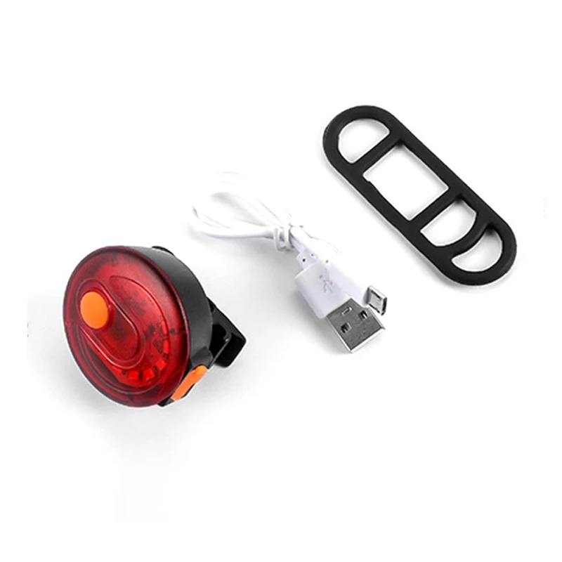 Perfect Bicycle Taillight LED Warning Lamp Mountain Bike Night Riding Safety Rear Light USB Charging Waterproof Tail Light ZH 5