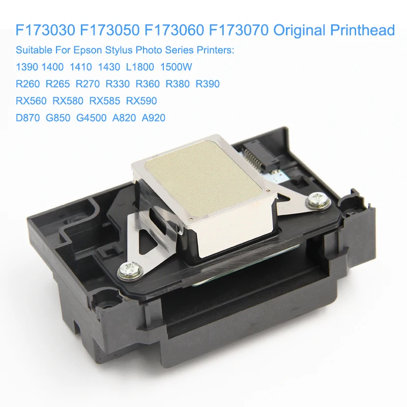 Original Printhead for EP Stylus Photo 1390 1410 1400 1430 L1800 printer F173050 Original Printhead for EP Stylus Photo 1390 1410 1400 1430 L1800 printer F173050