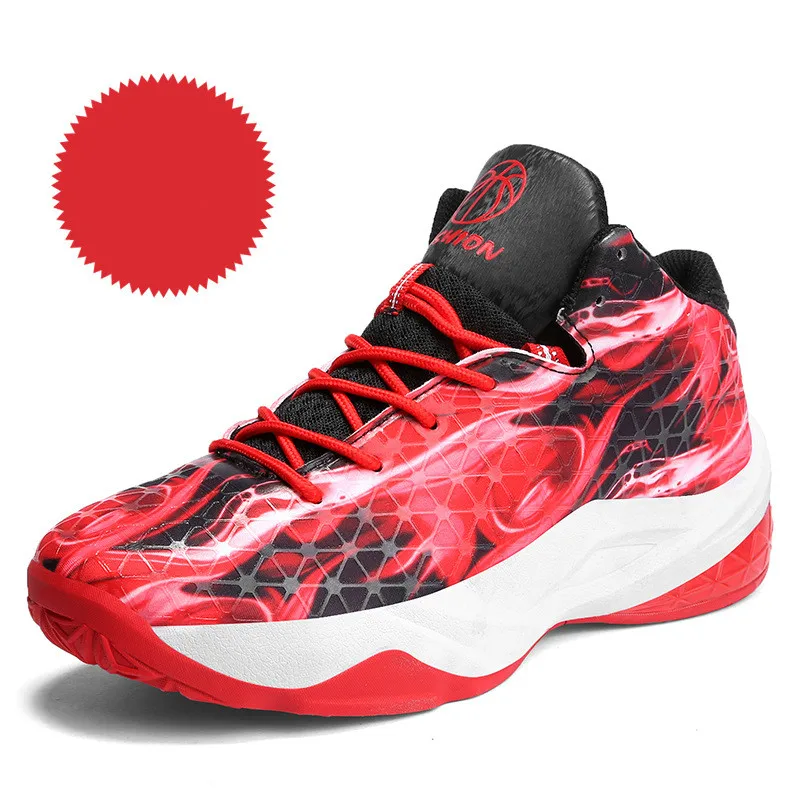 

Yuanyang Basketball Shoes Spring 2019 High Quality PU Sports Shoes Slip-proof Shock Absorbing Students Training Basketball Shoes