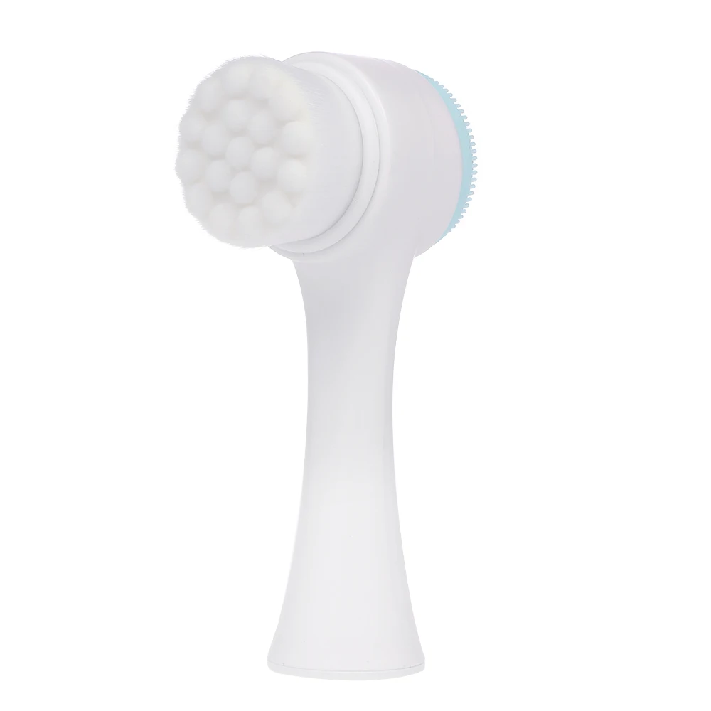 Buy 1pc Double Side Facial Cleaning Brush Portable