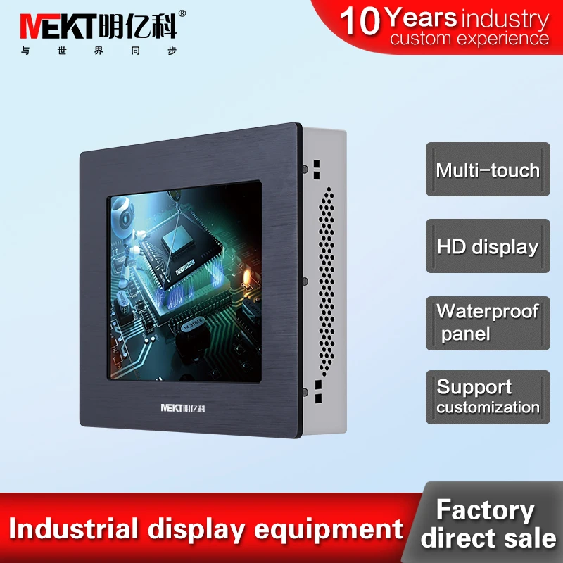 Kopen 8.4 inch lcd monitor touch screen monitor capacitieve touchscreen monitor hdmi dvi vga input industri euml;le monitor