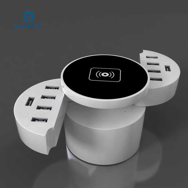 PHONEFIX 10 портов USB зарядный порт быстрое беспроводное зарядное устройство для iPhone 8