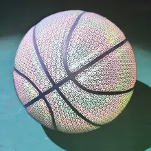 Высококачественный люминесцентный уличный резиновый баскетбольный мяч ночной игры Размер 7 PU Баскетбольная соревнования открытый/закрытый provexyz