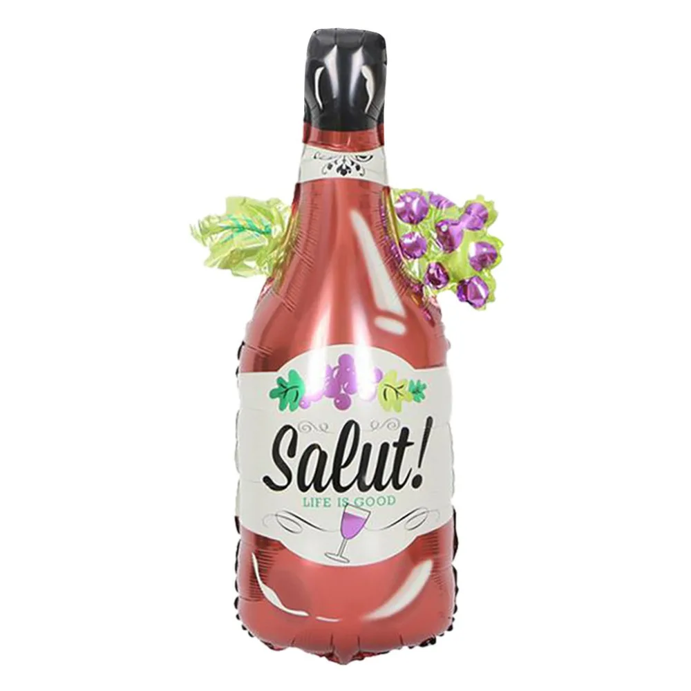high quality Creative Funny Ballons Wine Glass Bottle Aluminum Foil Balloon Wedding Birthday Party Decor (10)