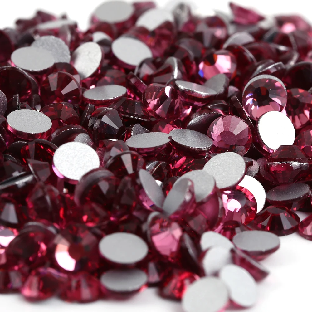 

Rose 3D Nail Art Rhinestones Decorations ss3 ss4 ss5 ss6 ss8 ss10 ss12 ss16 ss20 ss30 ss34 Crystal Non HotFix Rhinestones