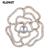 Натуральный жемчуг, цветок камелии, броши для женщин с кристаллами, с цветами из страз, Цветочная Брошь Камелия, булавки, украшение свадебного платья