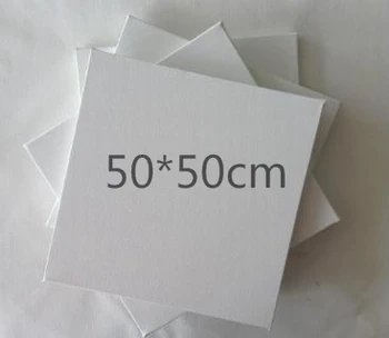 

50*50cm 2017 high quality 20x20" blank stretched canvas hot selling