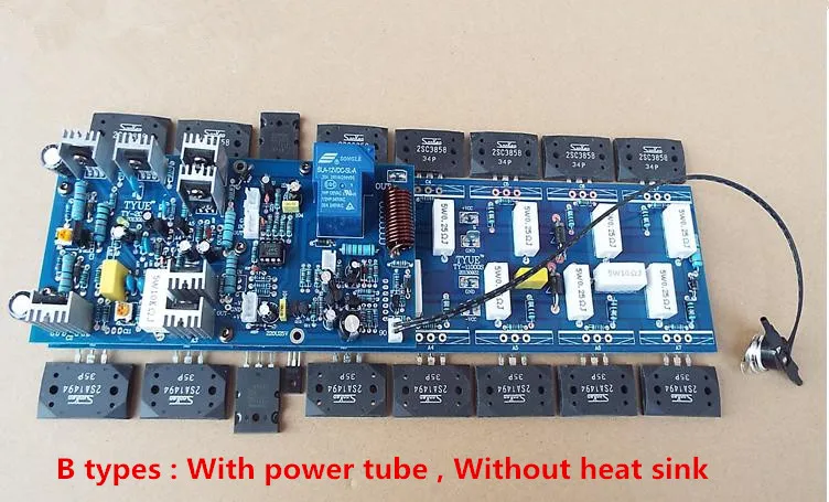

NEW A1943 C5200+2SC3858 2SA1494 / 2SC2922 2SA1216 Assembled 1100W Powerful amplifier board / mono amp board stage amplifer board