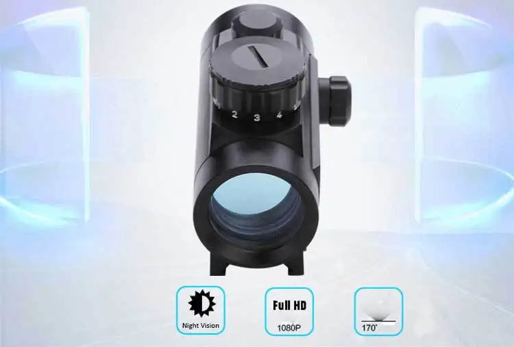 Многофункциональный винтовочный прицел Коллиматорный 1x40 Red Dot 20 мм рельсовое