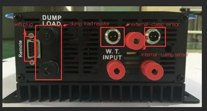 Новейшее поколение ветровой сетки галстук инвертор+ сброс нагрузки резистор+ внутренний ограничитель датчик+ Wifi вход 45-90 В до 180-260 В переменного тока на сетке