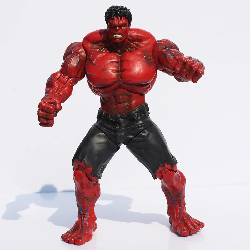 

Super heros Figures The Red Hulk Action Figure Super hero toy 25cm Free Shipping