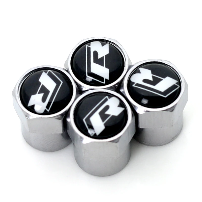 

Car Tire Valve Caps case for Volkswagen Scirocco CC GOLF 7 Golf 6 MK6 Polo GTI VW Tiguan car badge 4pcs/set