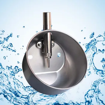 

1 pcs Pig Drinker Smooth Stainless Steel Diameter Nipple Drinking Bowl 214/170/152/132mm Pet Farm Animal Incubator Supplies