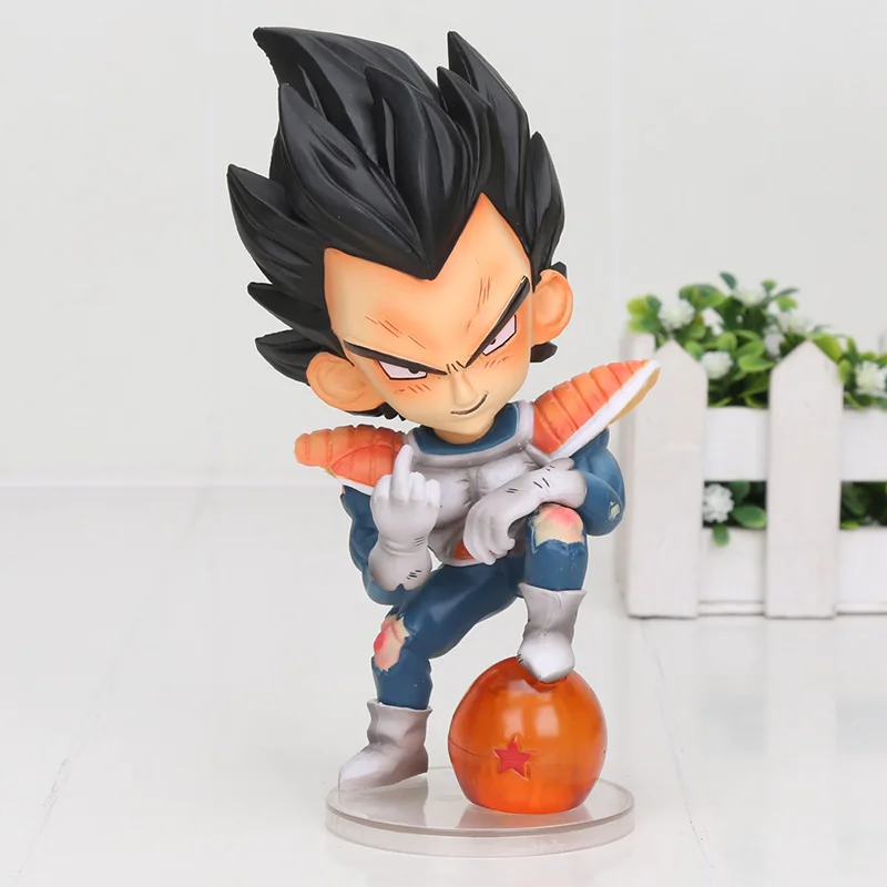 12 см аниме Dragon Ball Fighter Z Majin Buu Freeza frieza Cell Vegeta Dragon Ball Z ПВХ фигурка модель игрушки - Цвет: vegeta opp bag