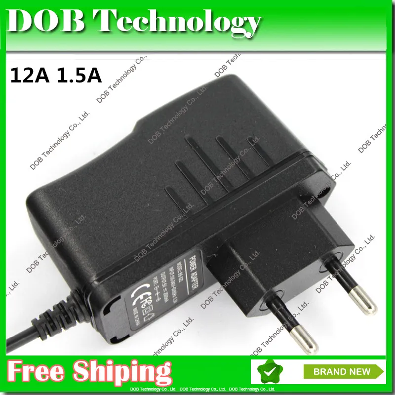 5pcs/lot universal power supply adapter ac 100v 240v dc 12v 1.5a 1500mA