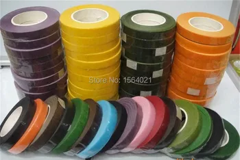 

mix color crepe paper tapes floral tape for French beaded flowers 30y/rolls 10rolls/lot