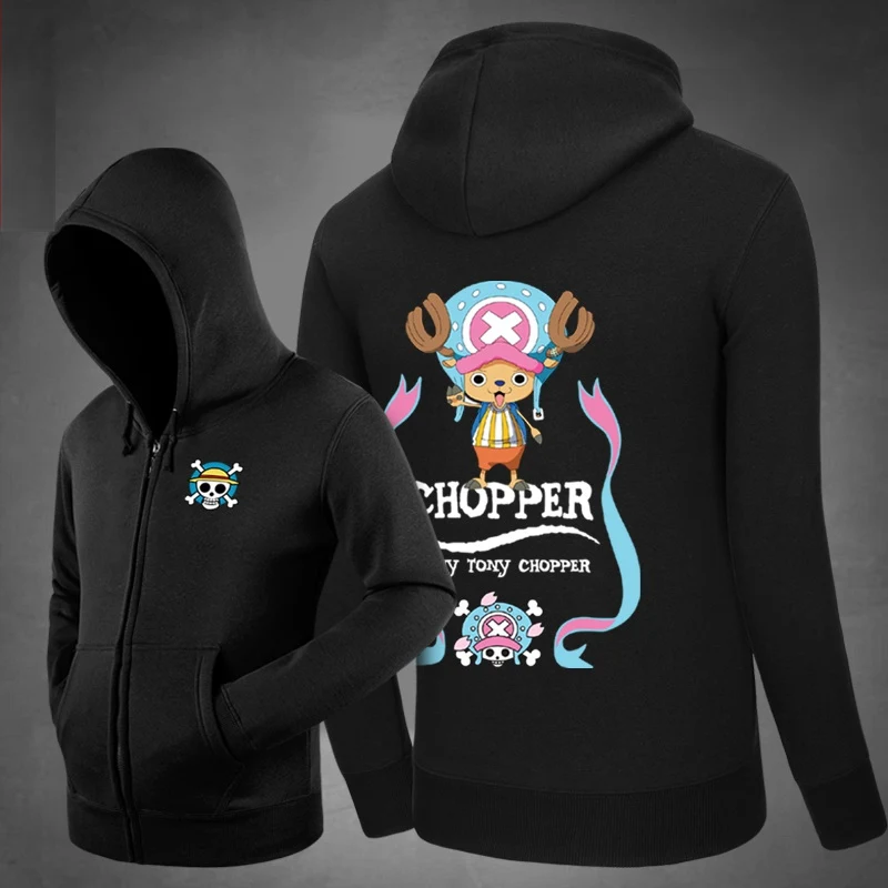

Hot Tony Tony Chopper - One Piece Hoodies Hoody Sweatshirts Outerwear Unisex Cotton Zipper Coat