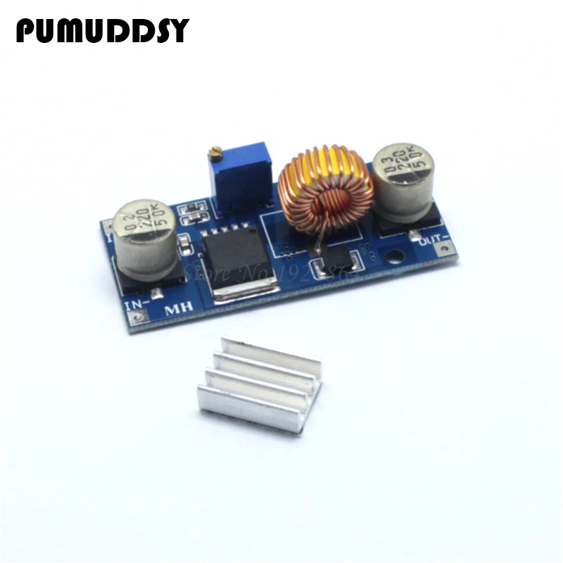 

1pcs DC to DC 4V-38V to 1.25V-36V 5A Step Down Supply Buck Module 24V 12V 9V 5V XL4015 new