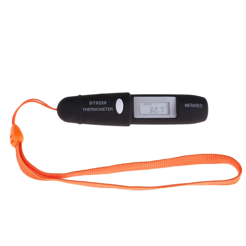 

1Pc Digital Infrared Thermometer Plastic LCD Display Temperature Meter Pen Non-contact IR Laser Home Use