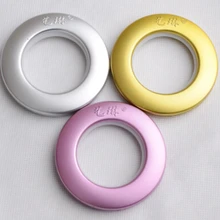 Высокое качество Аксессуары для штор 3 цвета металлическое покрытие немой нано кольцо, кольца для штор, большое римское кольцо, внутренний диаметр 4,2 см