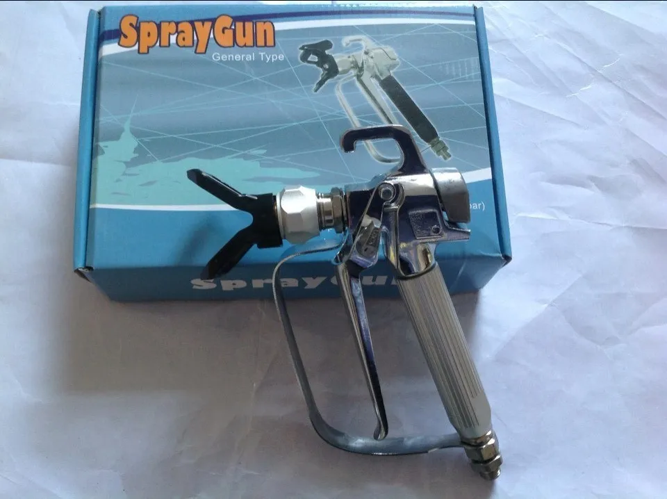 ФОТО Professional High pressure Airless Spray Gun spray tip 517 519 and guard Suit for Tool Titen paint sprayer high quality