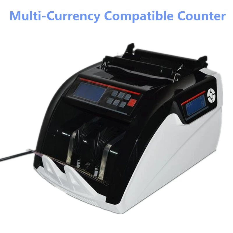 US $147.90 Bill Counter Multi Currency Compatible Cash Money Counting Machine Suitable For
