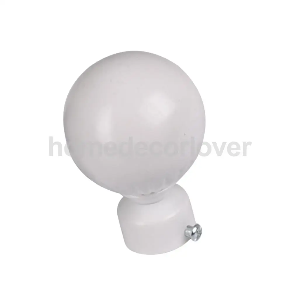1 Piece Retro Curtain Pole Rod Finials Ends Heads 28mm
