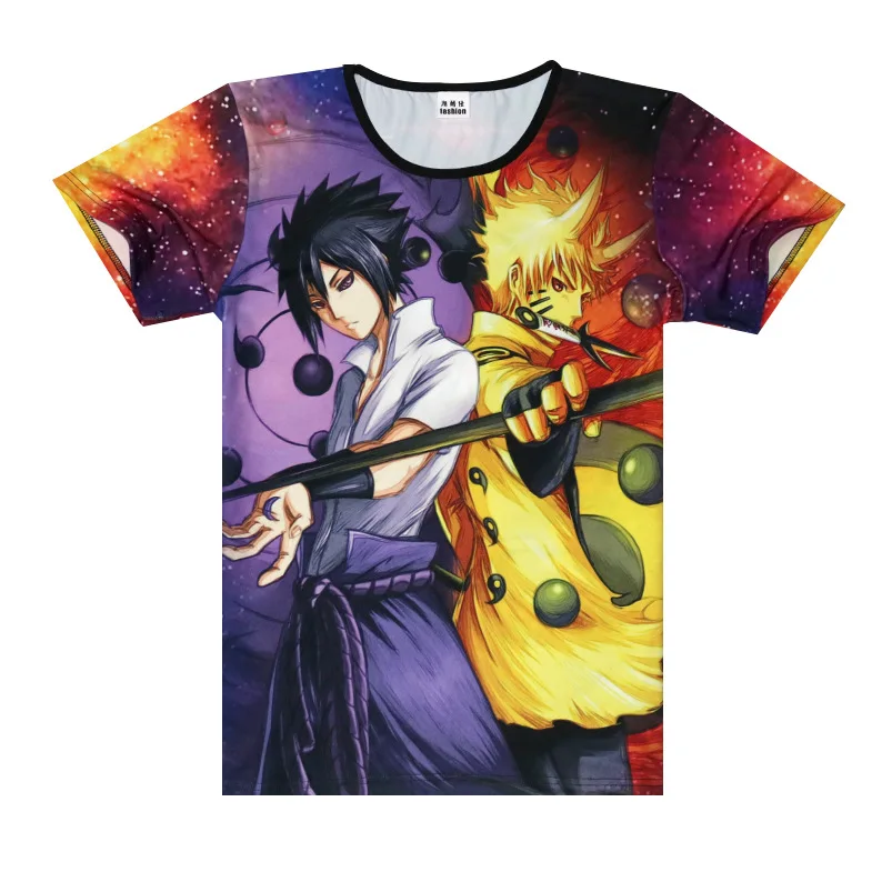 Anime Naruto T Shirt Men 3D Print T-shirts Boruto Sasuke Akatsuki Tshirt Brand Clothing Street Wear  Summer Tees Tops Luxtees (3)