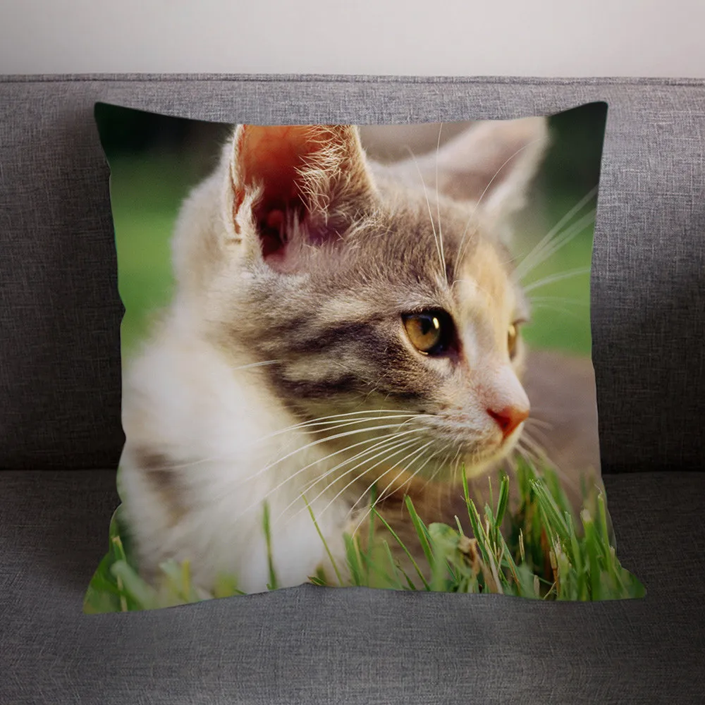 Горячая продажа подушки милые животные печать Kitty подушка полиэстер диван