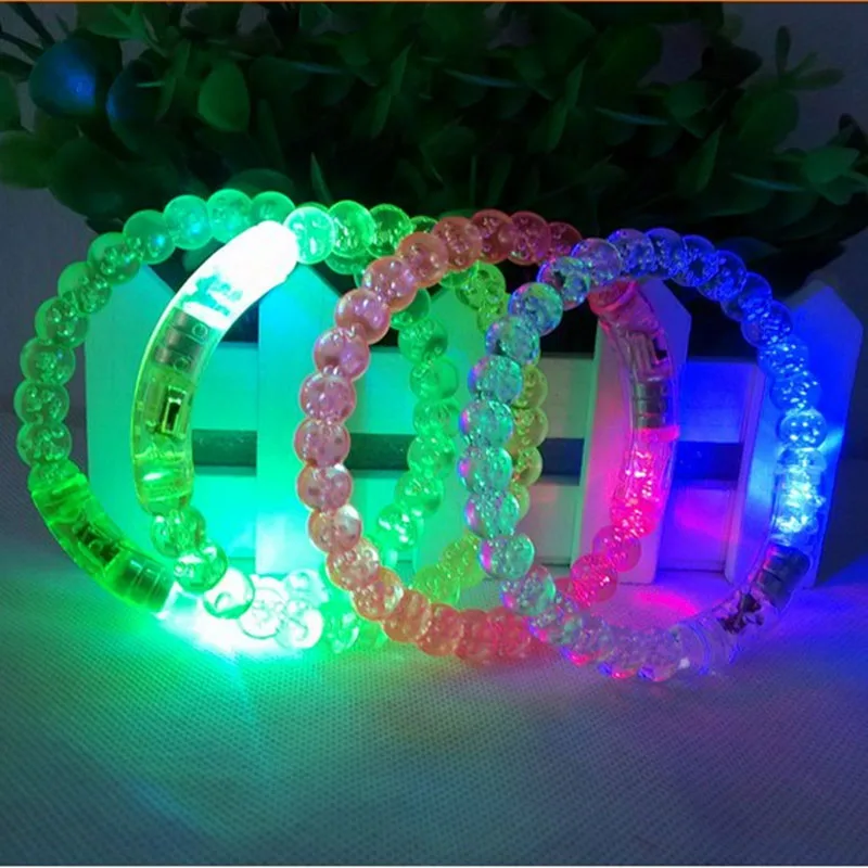 

New Design Flash Light LED Bracelet Acrylic Bangles More Colors LED Bracelets For Party Bar Concert 88 @ LL@17