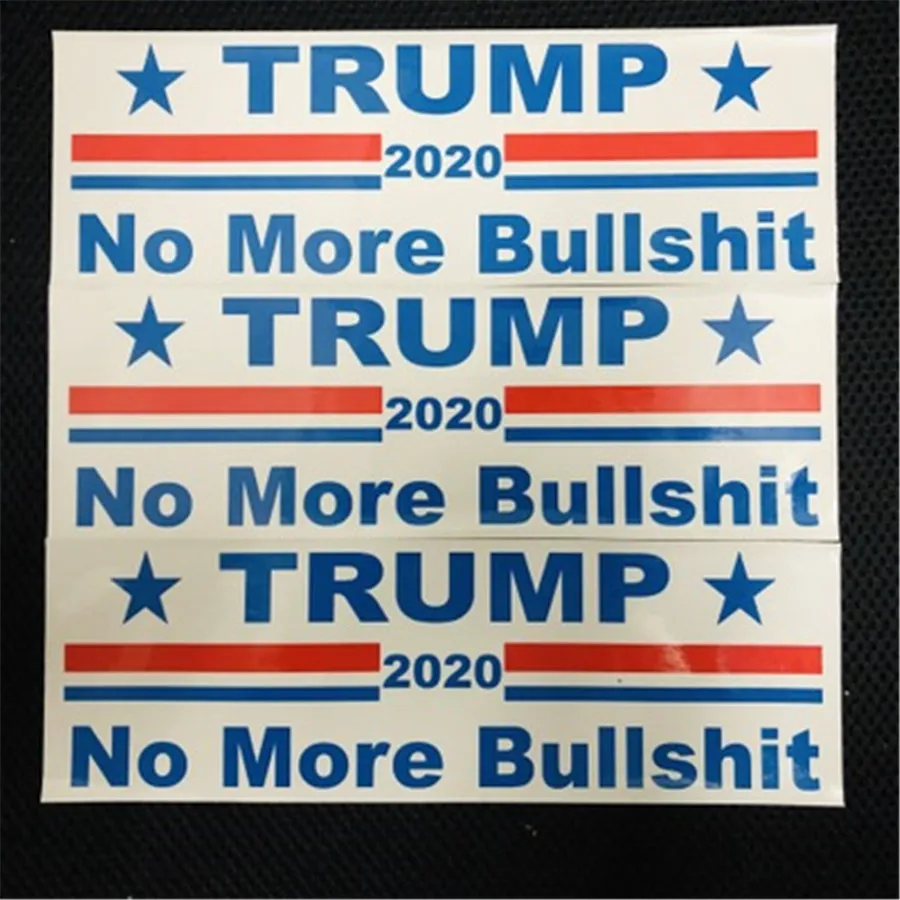 

Donald Trump For President 2020 Bumper Sticker Keep Make America Great Funny Fashion Creative Home Car Sticker Accessories