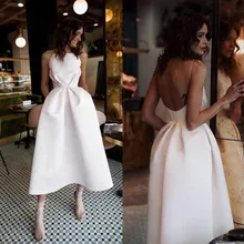 Hi-Lo, платье для выпускного вечера, короткое, открытая спина, без рукавов, сексуальное, официальное, вечернее, Драпированное, ТРАПЕЦИЕВИДНОЕ, простое, индивидуальное, Vestidos De Festa