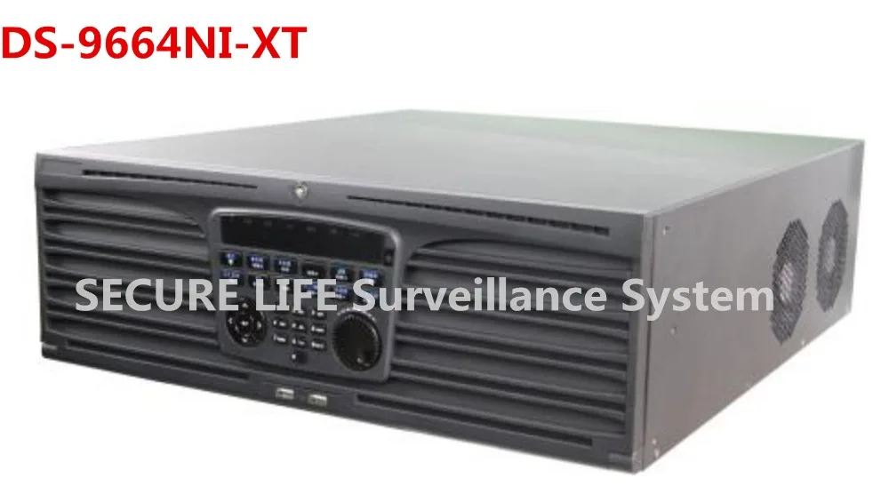  DS-9664NI-XT 64 Channel up tp 16 SATA for 16HDD and 2 eSATA interfaces Up to 5 MP,3 USB,High-end NVR 64ch 