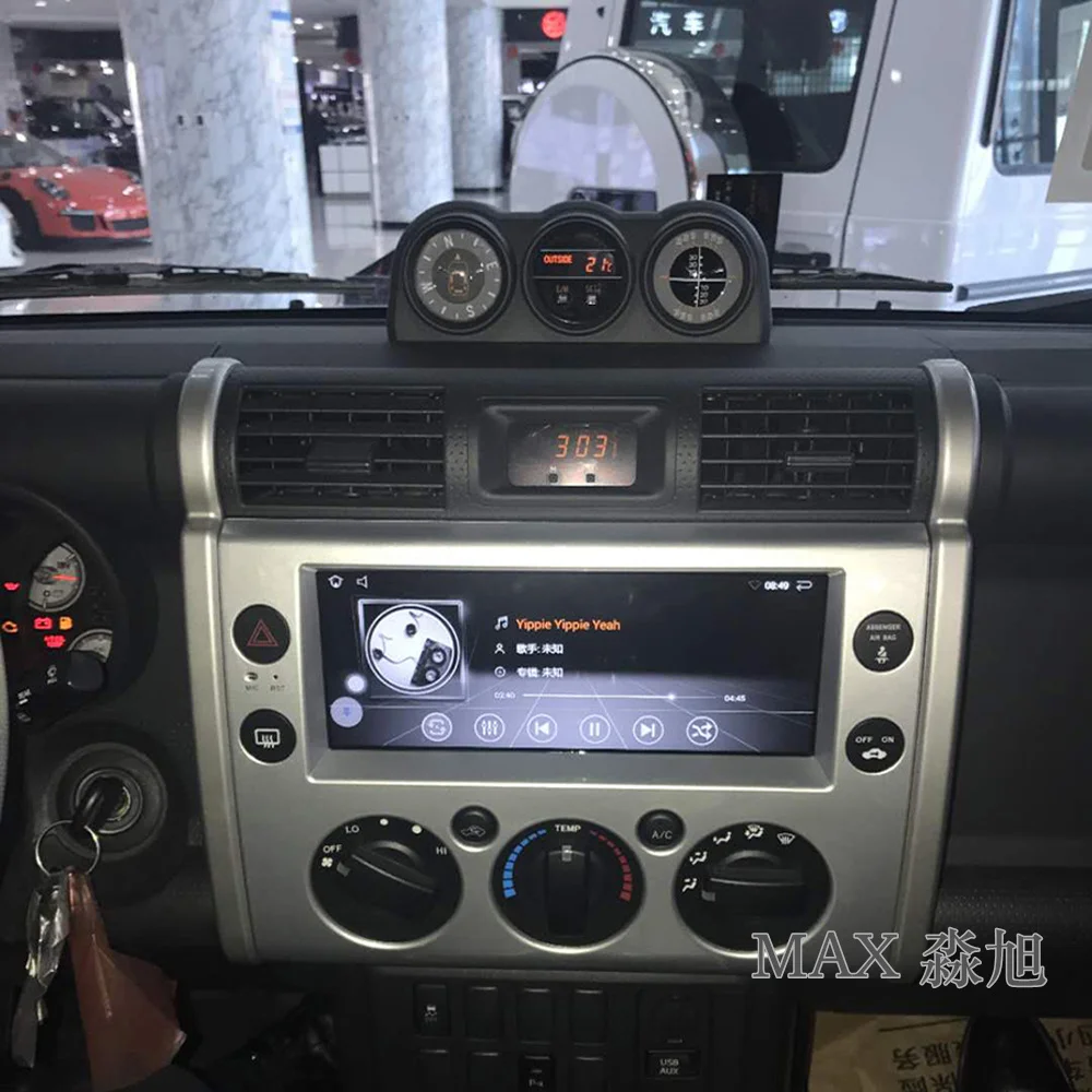 Best MAX 2G RAM 32G ROM 10.25" Android 8.1.0 Car DVD For Toyota FJ Cruiser 2007-2017 Car Radio RDS 4G WiFi SWC GPS Free Map Bluetooth 5