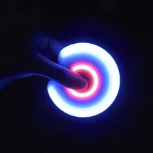 LED Light Fidget Spinner Finger Plastic EDC Hands Spinner For Autism And ADHD Relief Focus Anxiety Stress Wheel Toys Gift