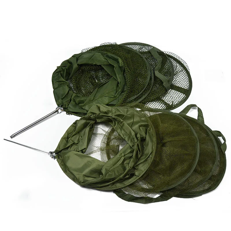 ليو 5 طبقات لطي الصيد سلة Dip صافي الصيد قفص للحفاظ على الأسماك حيا في المياه 30 سنتيمتر x 140 سنتيمتر الصيد الملحقات ل