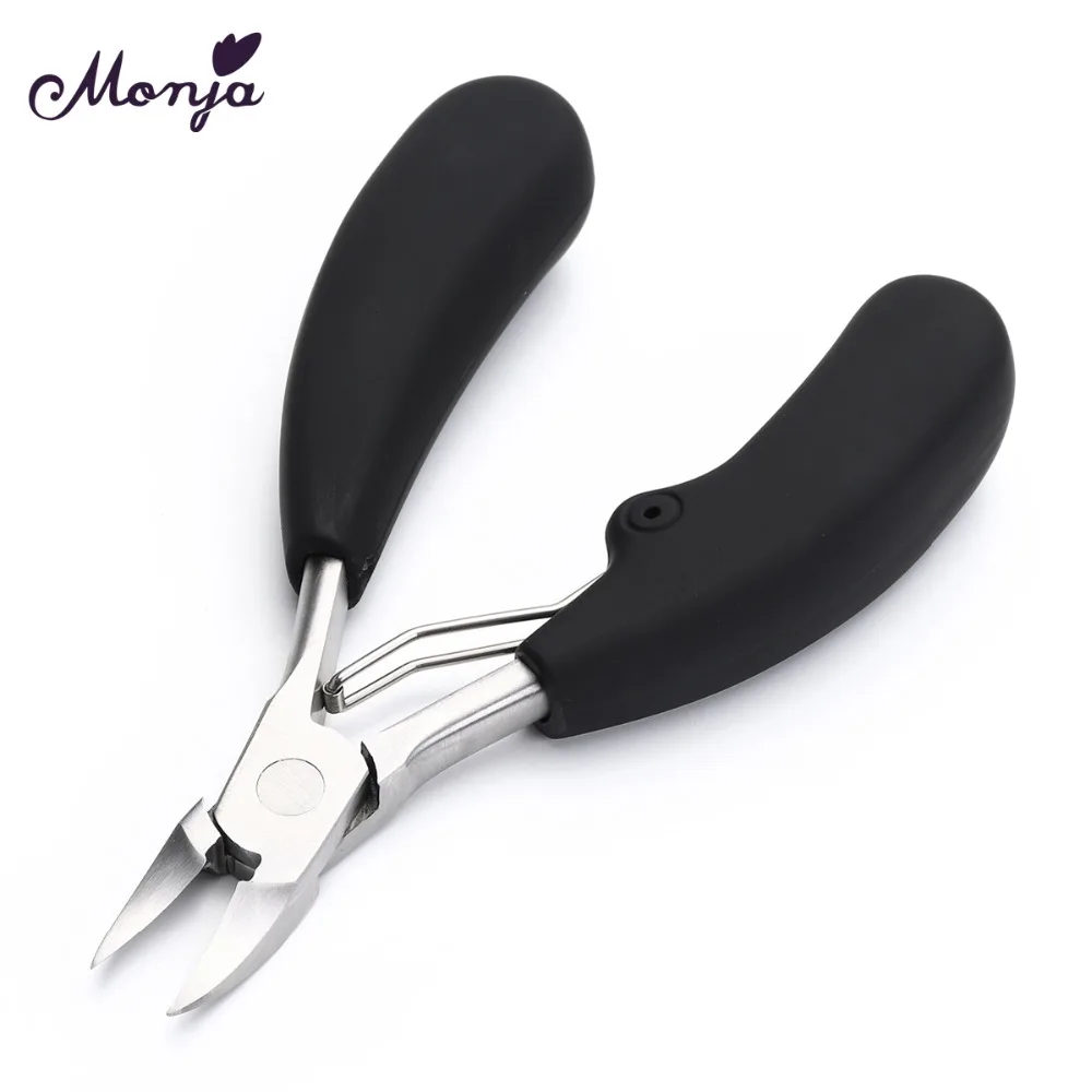 

Monja Stainless Steel Eagle Mouth Nail Art Cuticle Nipper Clipper Dead Skin Remove Trimmer Manicure Tool