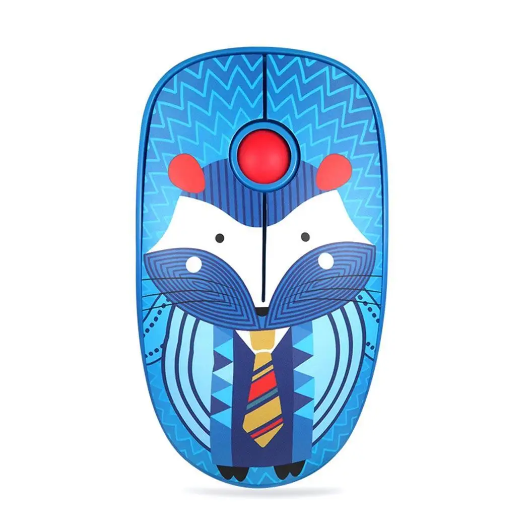 

Wireless Mouse 2.4GHz Portable Cartoon Pattern 4 Keys USB 10m WirelessMouse For PC Gamer Laptop Computer Caming Mice