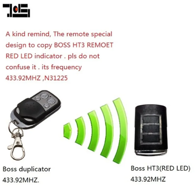 

For BOSS BHT3 Remote Compatible With BOSS Steelline Pemium Replacement