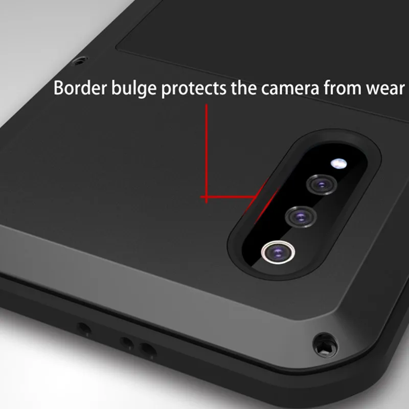 Металлический ударопрочный чехол Gorilla Glass для Xiaomi Mi 9 Mi9 алюминиевый защитный