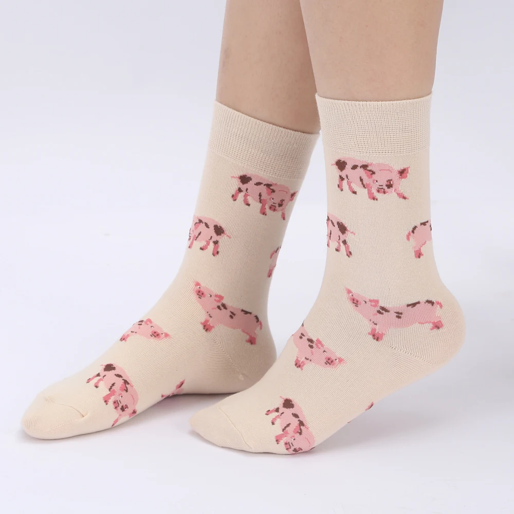 Женские носки Modeager хлопковые высокого качества в стиле Харадзюку с забавными