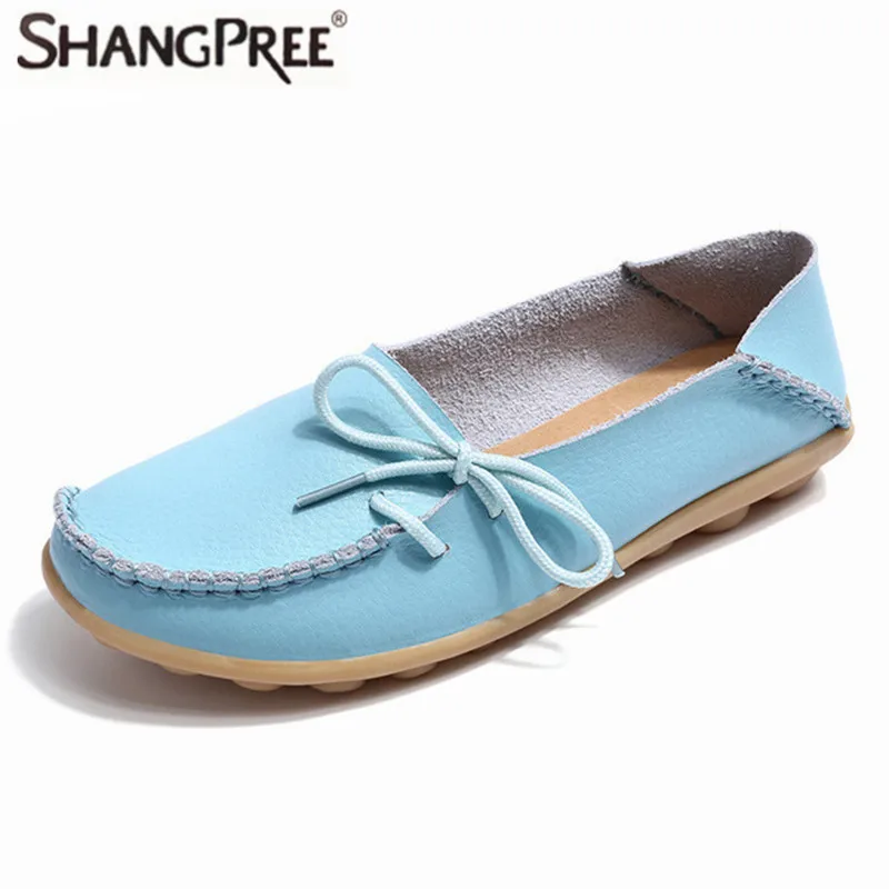 

Spring, Summer, And Hot Women Real Leather Shoes Moccasins Leisure Flats Female Driving Casual Footwear Size 35-44 In 24 Colors
