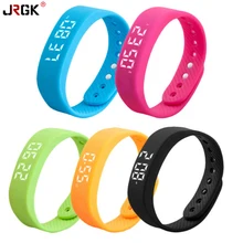 Jrgk T5 LED Дисплей Smart Браслет SmartBand умный Группа сна Мониторы жизни Водонепроницаемый Milti colorsport датчик Фитнес браслет