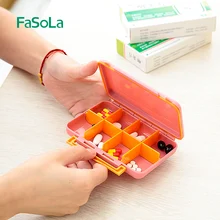 1 pcs portable mini drug box with portable medicine box for one week