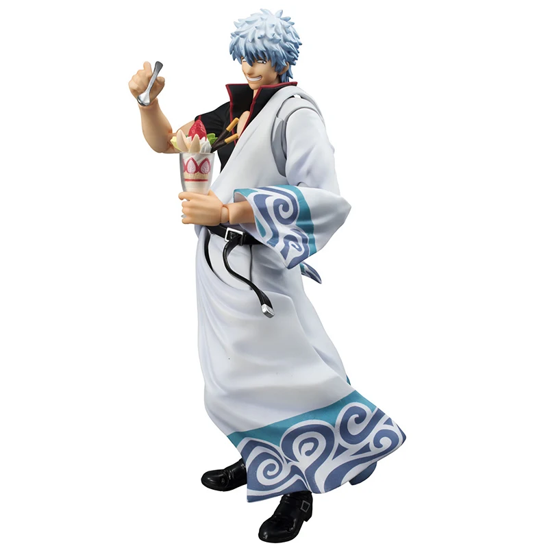 18CM GINTAMA Figure Sakata Gintoki Shimura Shinpachi Kagura Figure VAH Variable VAH HEROES PVC Action Figure Model Toys (6)
