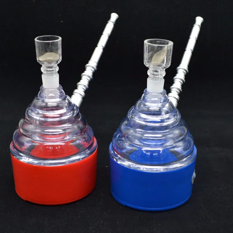 

Electric Vacuum Smoking Pipe Tobacco Weed Smoking Pipes Shisha Hookah Water Aluminum pipe Smoking Tobacco Herb Tube