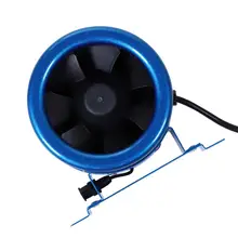 Вентилятор канальный вентилятор с контроллером вытяжной вентилятор 6 дюймов высокого давления Мощный вытяжной вентилятор 220 В