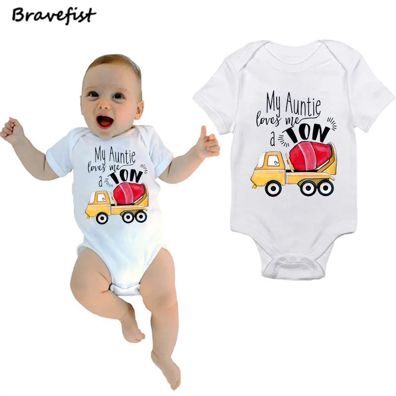 Harga Modis Bayi Bodysuit Lengan Pendek Bayi Anak Laki laki Perempuan Pakaian Kecil Bayi Onesie 0 24 M Bibi Saya loves Me Anak anak Jumpsuits