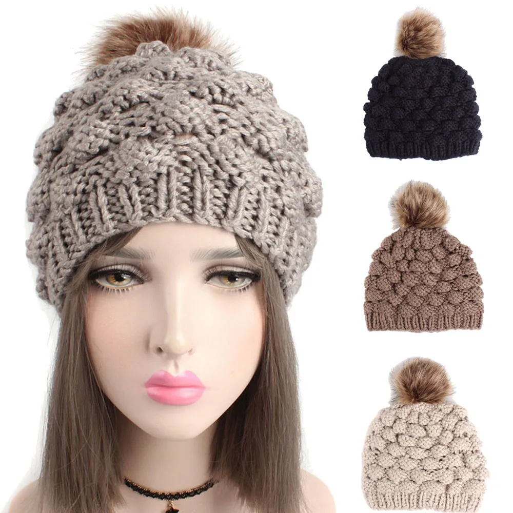 Feitong Skullies & Beanies 2018 New Beanies Knit Hat Female Cap Winter
